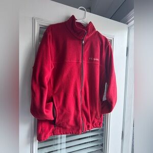 Men’s Columbia fleece zip up jacket